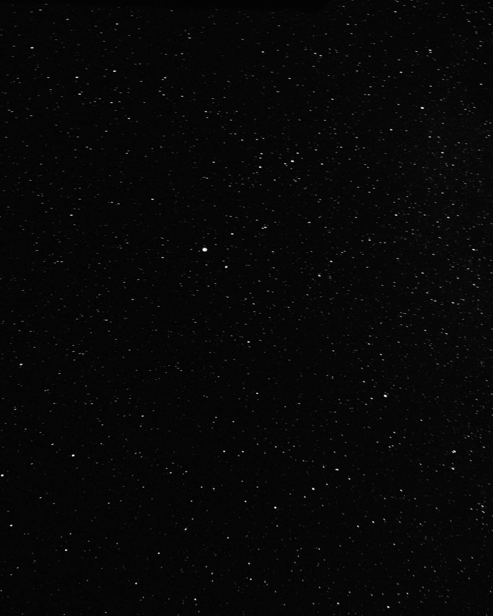 black and white stars in the sky
